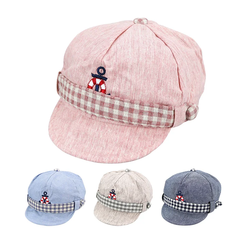Кепка для мальчиков и девочек Seaman мягкая хлопковая кепка новорожденных