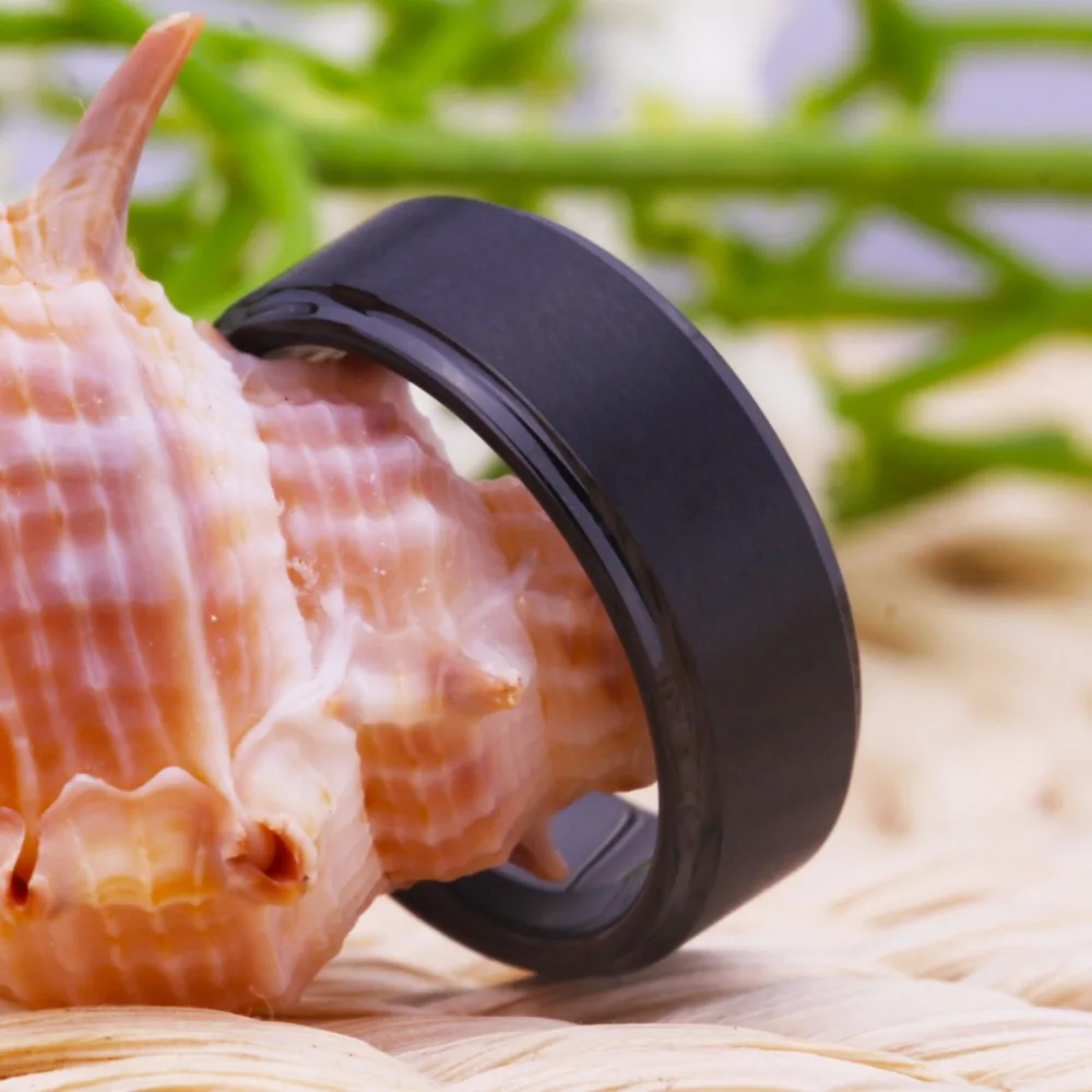 Кольцо YGK из карбида вольфрама с матовой поверхностью ширина 8 мм|tungsten carbide ring|carbide