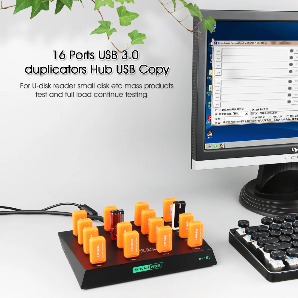 Sipar супер скорость 16 портов несколько USB 3,0 Дубликатор концентраторы для HW 3g модемов SD tf карта U флэш диск копия с бесплатным программным обеспечением