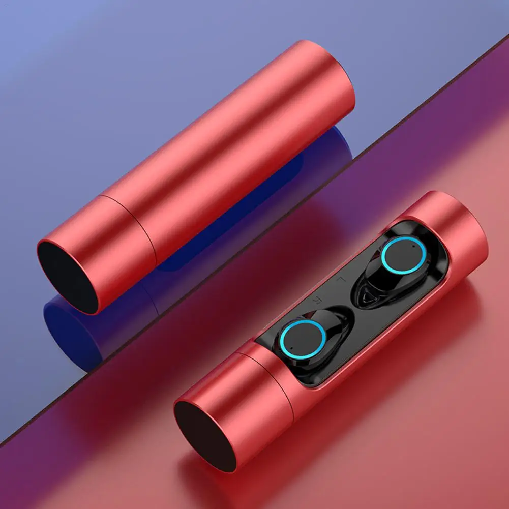 Водонепроницаемая bluetooth гарнитура отпечаток пальца сенсорный поворот закрытый