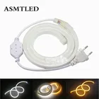 Водонепроницаемая светодиодная неоновая трубка AC 220 V 230 V 240 V SMD 2835 Гибкая неоновая лента для декоративное освещение для улицы 1 m 2 m 5 m 10 m 15 m 20 m