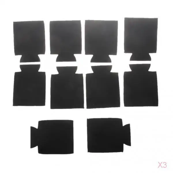 30 шт неопрен держатель для банки кулер Stubby охладитель пива уютный черный|Бутылки