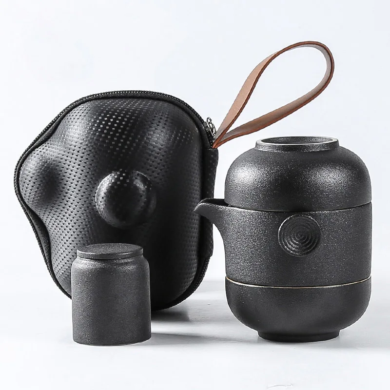 Style C TANGPIN керамика чайник Gaiwan с 2 чашки кофе чай комплект Портативный Путешествия Чайный сервиз, кружка для вина - Цвет: Style C