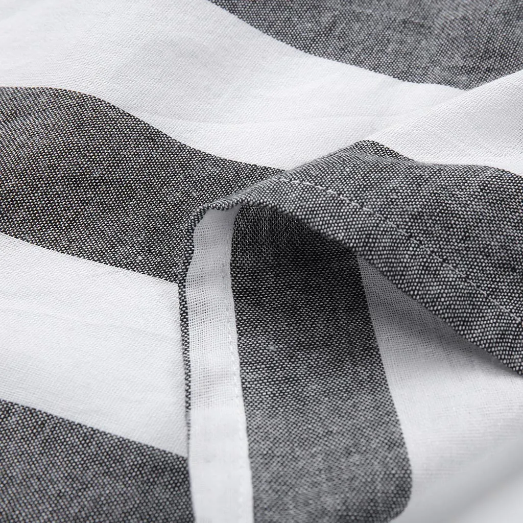 Летнее платье женское без рукавов в полоску с v-образным вырезом вечерние