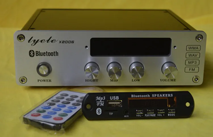 Lyele X2006 DIY усилитель шасси LM4610 алюминиевый корпус усилителя 203*60*170 мм amp