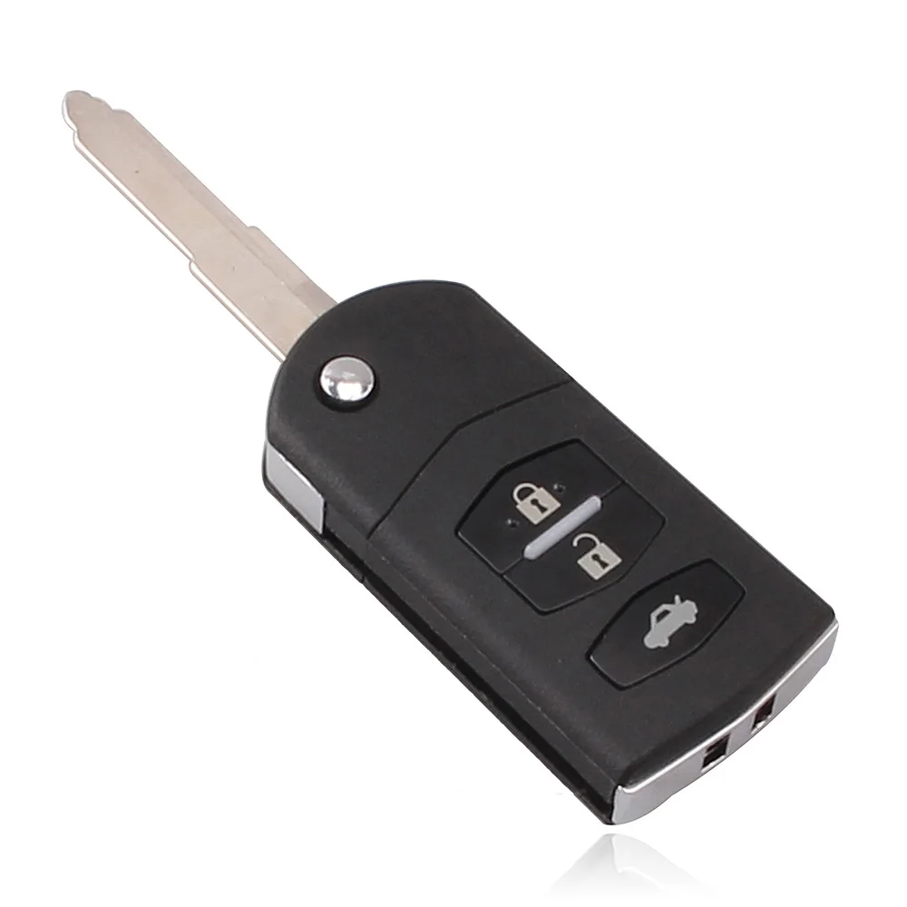 Новый 3 кнопки Замена Filp чехол для ключей складной Fob корпус автомобильного ключа