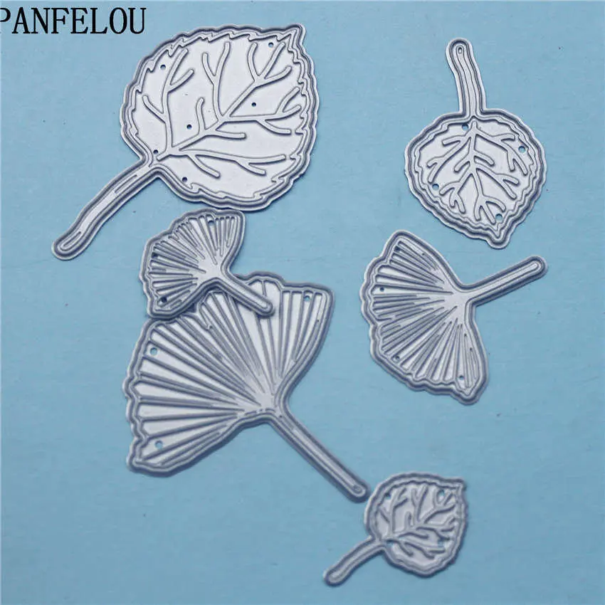 PANFELOU костюм с листьями металлические штампы для скрапбукинга сделай сам