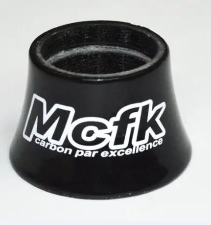 30mm matte MCFK углеродное волокно дорожный велосипед гарнитура углеродный mtb Запчасти для велосипеда набор вилка Чаша коническая шайба 1 1/8 ''20 30 40 мм - Цвет: 30mm matte
