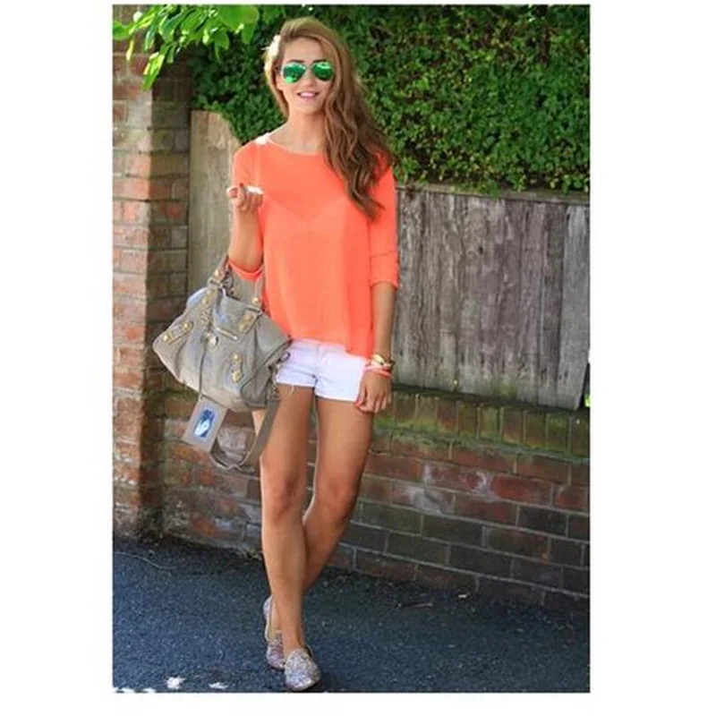 Новые осенние пикантные спинки Разделение блузка Для женщин с длинным рукавом