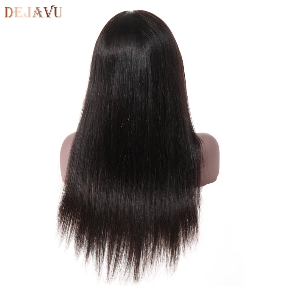 

Brazilian Lace Front Human Hair Wigs For Black Women Remy Hair Straight Wig With Baby Hair Natural Hairline Full End Dejavu
