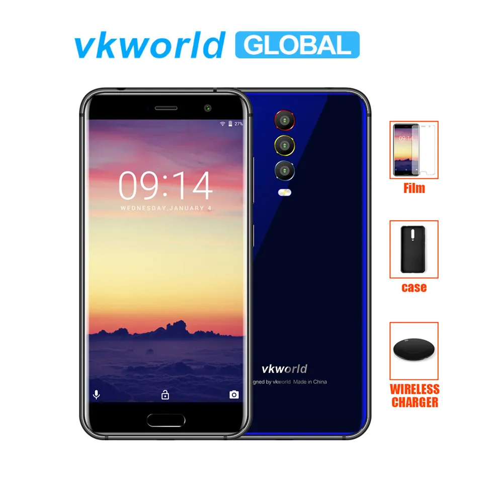 Vkworld K1 смартфон с 5 2 дюймовым дисплеем восьмиядерным процессором Oreo ОЗУ 4 Гб ПЗУ 64