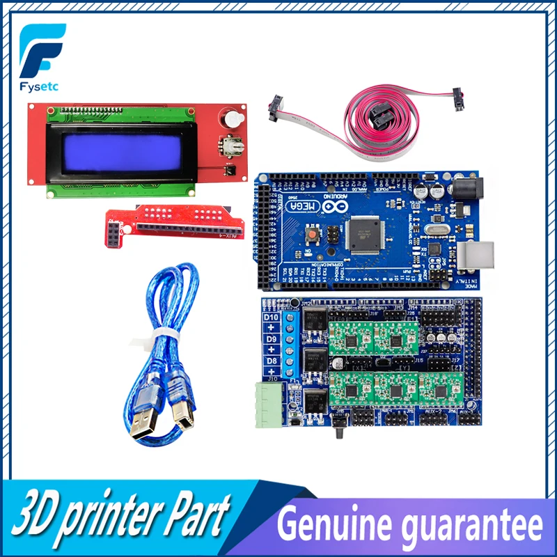 Мега 2560 R3 Mendel + платформы 1 5 обновление базы на пандусы 4 A4988/DRV8825 Драйвер шагового