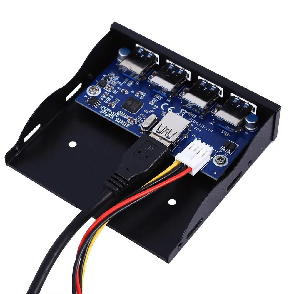 Металлическая передняя панель для компьютера 3 5 дюйма 4 порта USB 0 | Компьютеры и