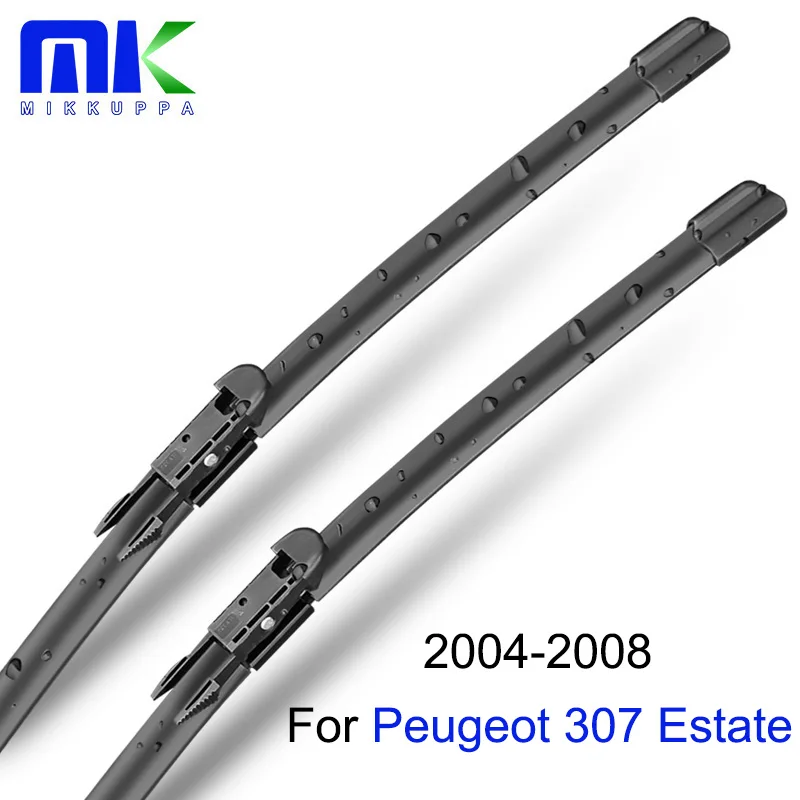 Спереди и сзади стеклоочистителей для peugeot 307 Estate 2004 2005 2006 2007 2008 Дворники лобового