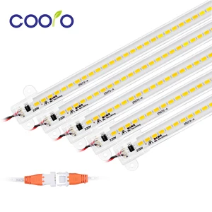 Яркая светодиодная лента для бара, 5 шт.лот, 5730 В переменного тока, 50 см, светодиодов