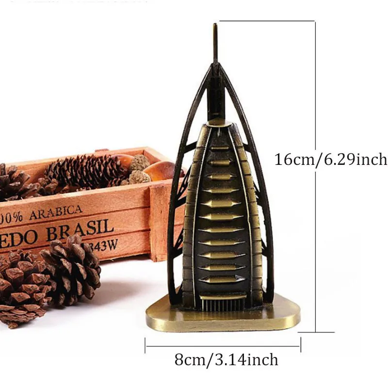 Dropshopping Dubai Sailing Hotel Model Desk Ornaments Travel Souvenirs Creative Gift Vintage Decor Home Decoration Accessories | Дом и сад
