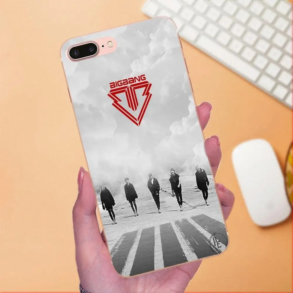 Милый чехол для телефона с логотипом Kpop Bigbang Vip Samsung Galaxy Note 5 8 9 S3 S4 S5 S6 S7 S8 S9 S10 mini Edge
