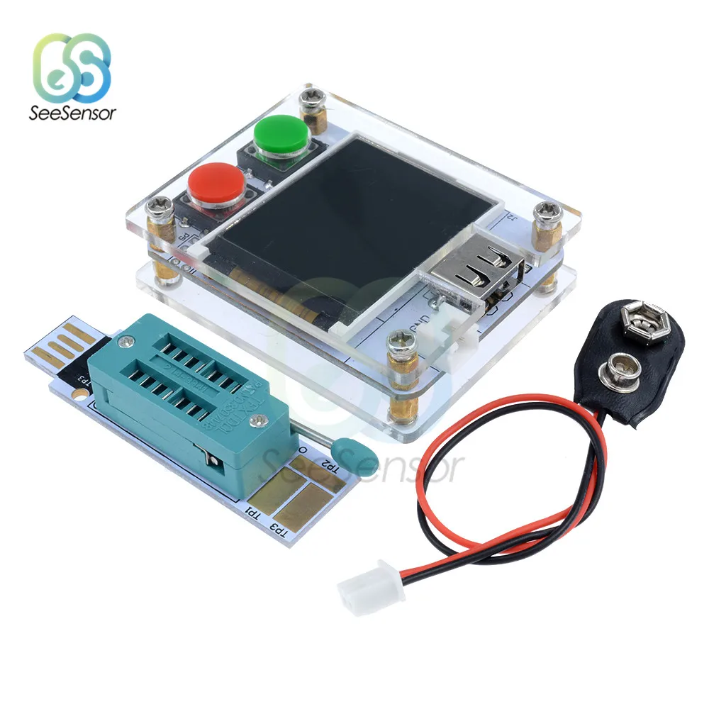 Цифровой транзисторный тестер Mega328 ATmega328 цифровой 8 МГц MK328 кристаллический