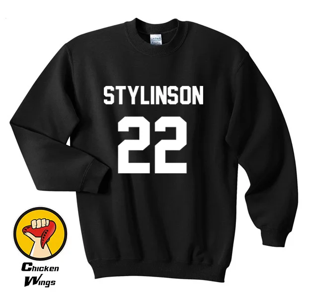 STYLINSON 22 рубашка Ларри стилинсон хипстерская tumblr топ с круглым вырезом толстовка
