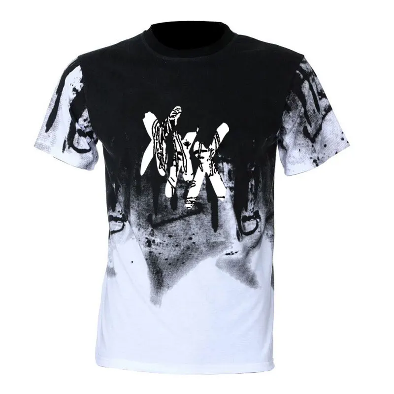 Футболка мужская камуфляжная в стиле хип-хоп | Мужская одежда