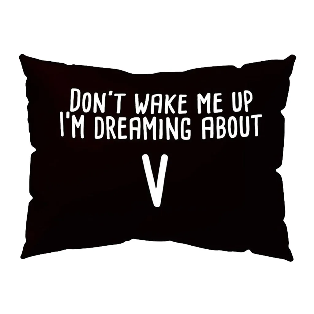 KPOP чехол для подушки DONT WAKE ME UP прямоугольное украшение для дома SUGA JIMIN V Jung Kook JIN J HOPE армейский чехол для подушки