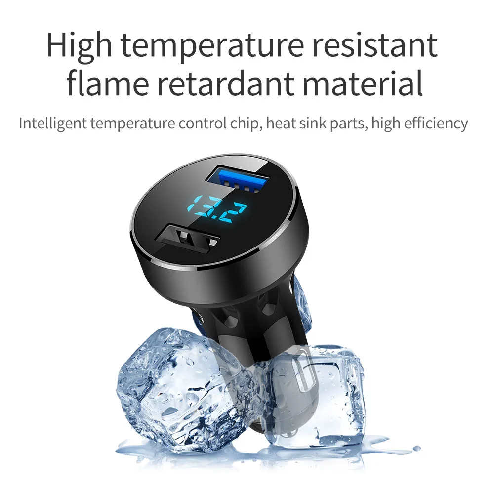 Автомобильное зарядное устройство с двумя usb портами 5 В Интеллектуальный