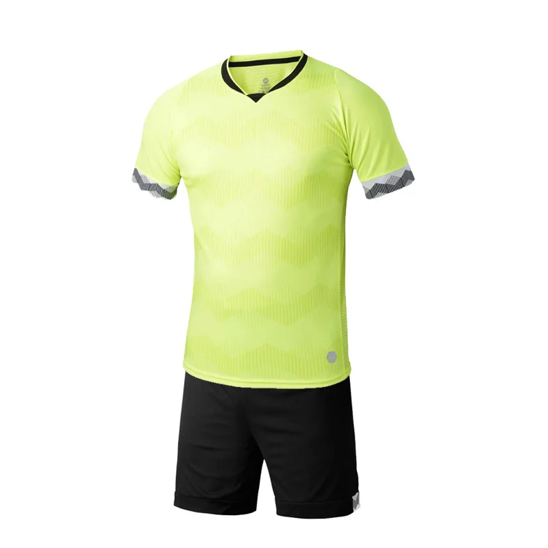 Мужские спортивные Дышащие Беговые наборы Джерси с коротким рукавом спортивная