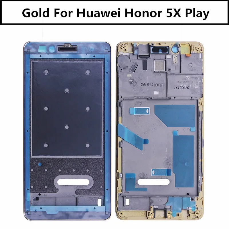 Средняя сменная рамка для huawei Honor 4C 4X 5A 5X 6X Play полный ободок средней рамки корпуса запасная часть для huawei 6X Play