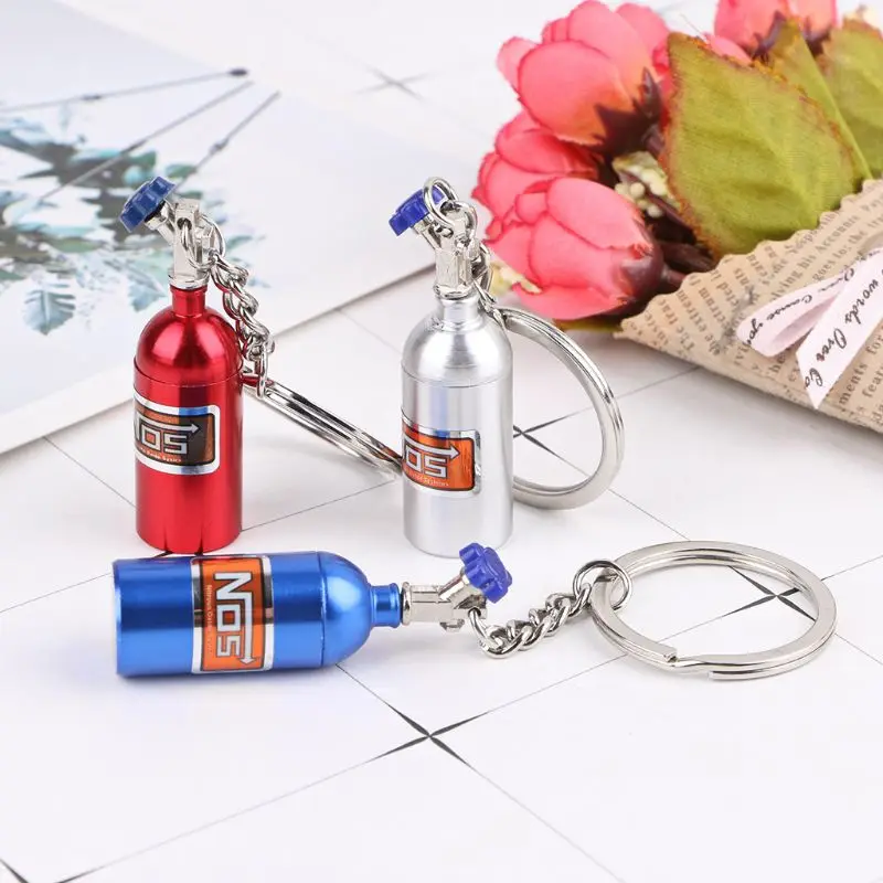Модный металлический брелок для ключей автомобильный NOS Turbo Nitrgen Bottle