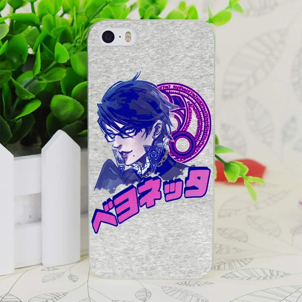 Прозрачный Жесткий Тонкий чехол Bayonetta C2788 для Apple IPhone 4 4S 4G 5 5G 5S SE 5C 6 6S Plus |