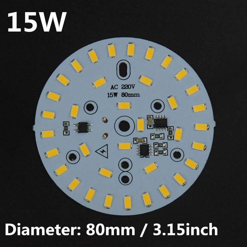 AIFENG AC220V интегрированный ic драйвер светильник источник для светодиодный лампы 3 Вт 5 Вт 7 Вт 10 Вт 12 Вт 15 Вт 18 Вт 24 Вт 5730 SMD со светодиодный pcb пластина модуля - Испускаемый цвет: Коричневый
