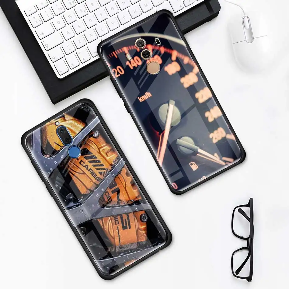 Чехол из закаленного стекла для приборной панели автомобильных шин для huawei P30 Pro P10 P20 P30 Lite mate 10 20 Pro Honor 20 Pro 8X