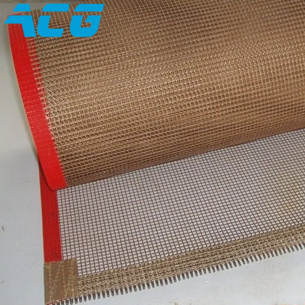 PTFE покрытая сеть из стекловолокна для конвейерная лента для пищевых продуктов 4X4 Размер 1,27 m ширина