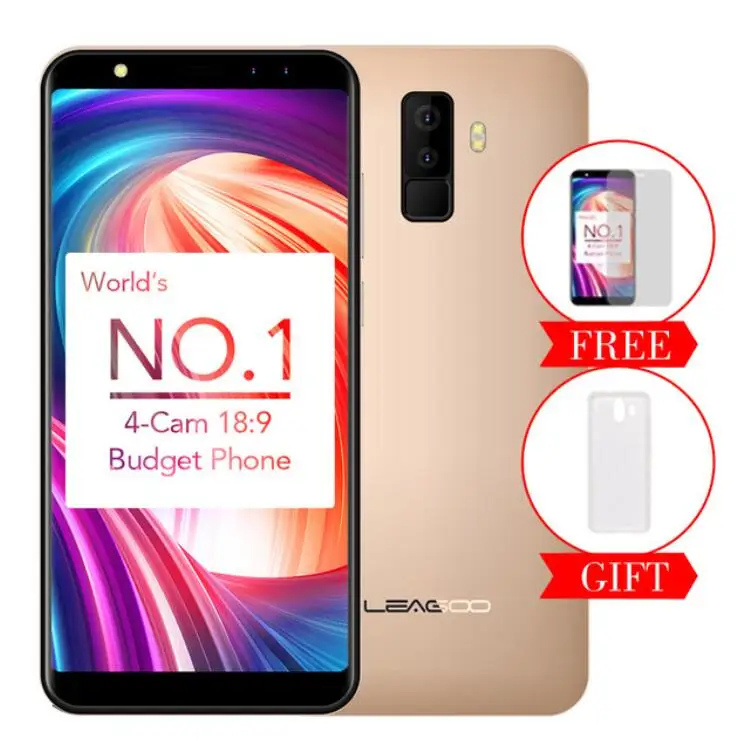 LEAGOO M9 MT6580A Quad-Core 3g смартфон 5 &quotдюймов 18:9 HD полный Экран 2 GB 16 Android 7 0 8MP Quad Камера 2850