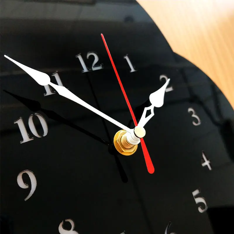 Креативные настенные часы с ваггирующим хвостом и котом бесшумные для дома