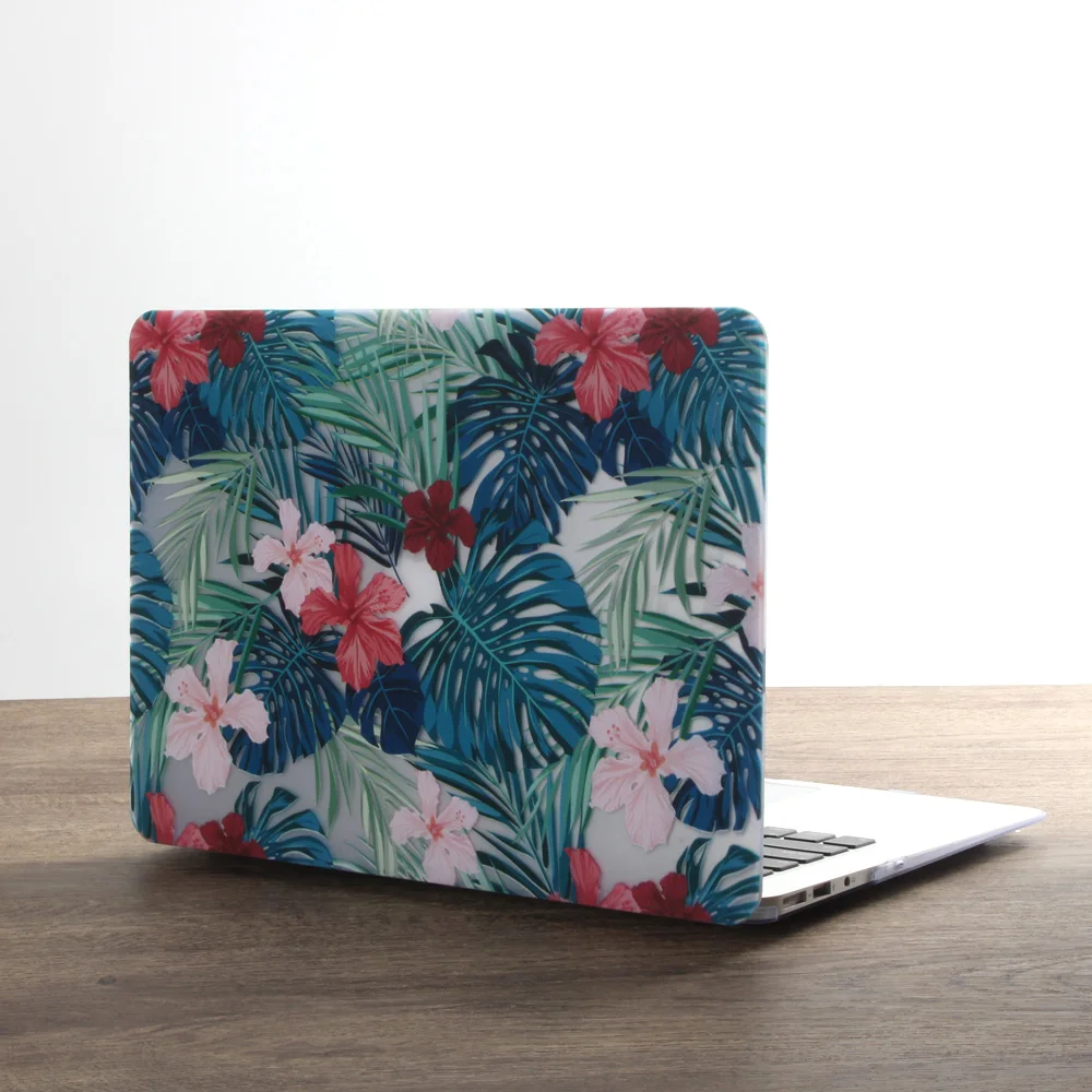 Чехол для ноутбука с рисунком перьев для MacBook Air Pro Retina 11 12 13 15 дюймов с сенсорной панелью+ чехол для клавиатуры - Цвет: xiahua