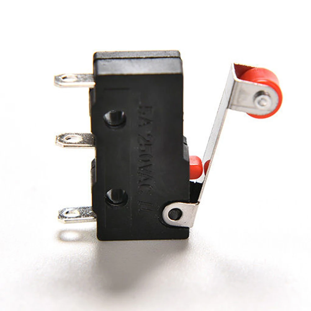 10 шт./компл. мини 3-контактный тактовый выключатель KW12-3 5A 250V с круглой ручкой из нержавеющей стали часы Микровыключатель