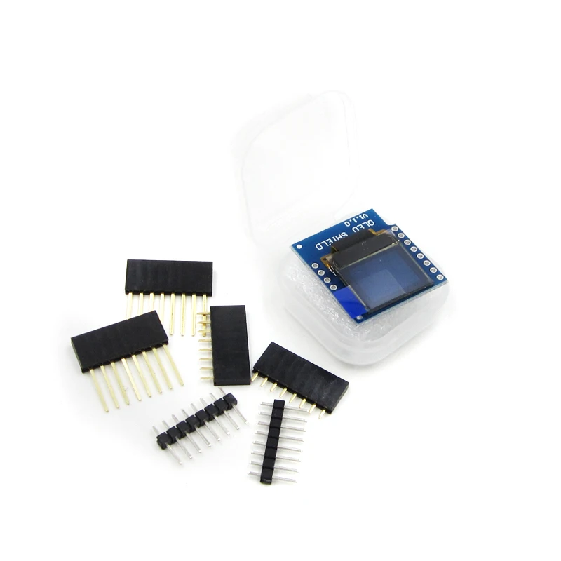 Светодиодный экран 0 66 дюйма для Wemos Oled 64X48 IIC c ЖК дисплеем OLED Arduino совместимый с WeMos