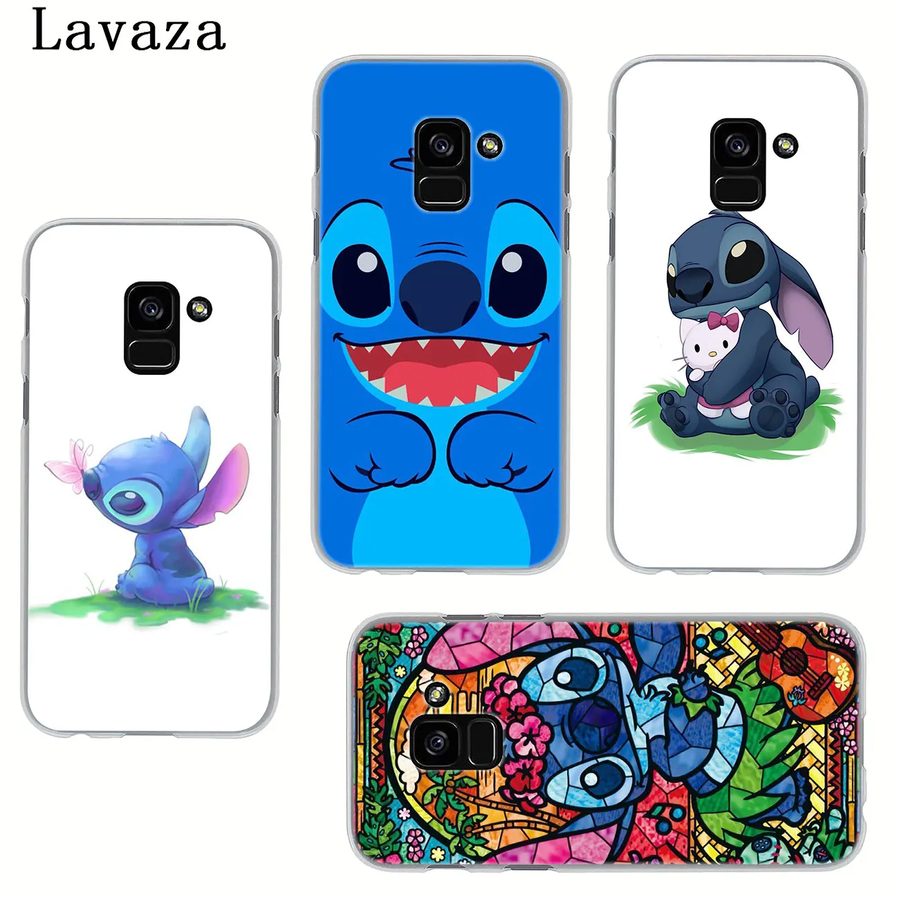 Милый жесткий чехол для телефона Lavaza Lilo Stitch Samsung Galaxy Note 10 9 8 A9 A8 A7 A6 Plus 2018 A3 A5 2017 2016 2015
