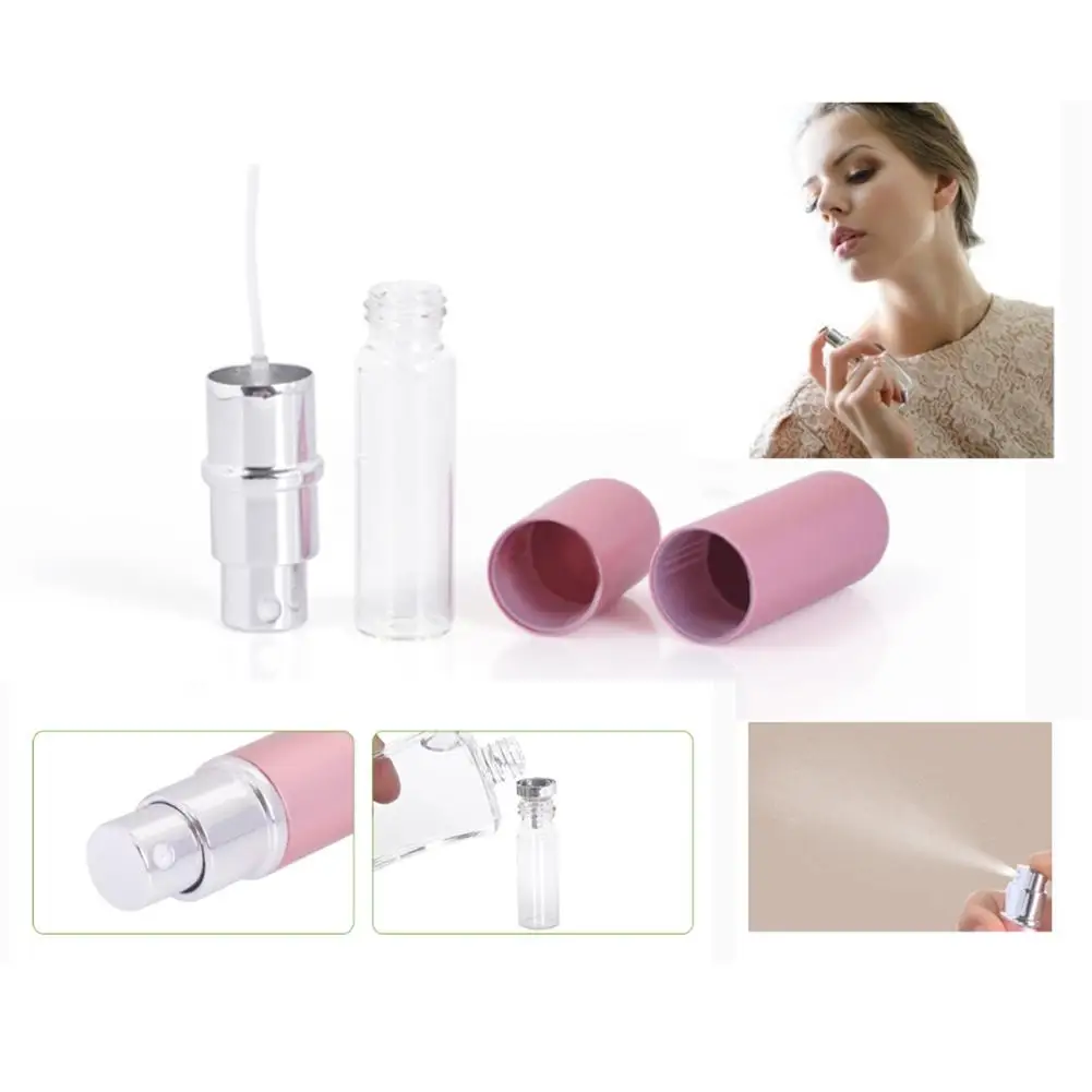 

Portable Fashion 5ml Refillable Atomization Perfume Spray Bottle refillable Canned Air Bottom Pump Travel Beauty Makeup Tools M2