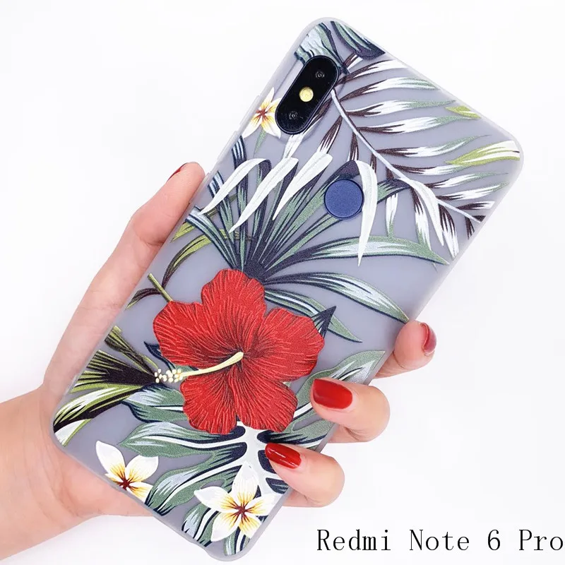 Чехол для Xiaomi Redmi note 6 Pro 15 цветов 3D узор новый дизайн мягкий силиконовый чехол из