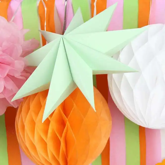 12pcs First Birthday Party Decoration Set Banner Crepe Paper Tissue Pom Girls 1st Photo Background | Дом и сад