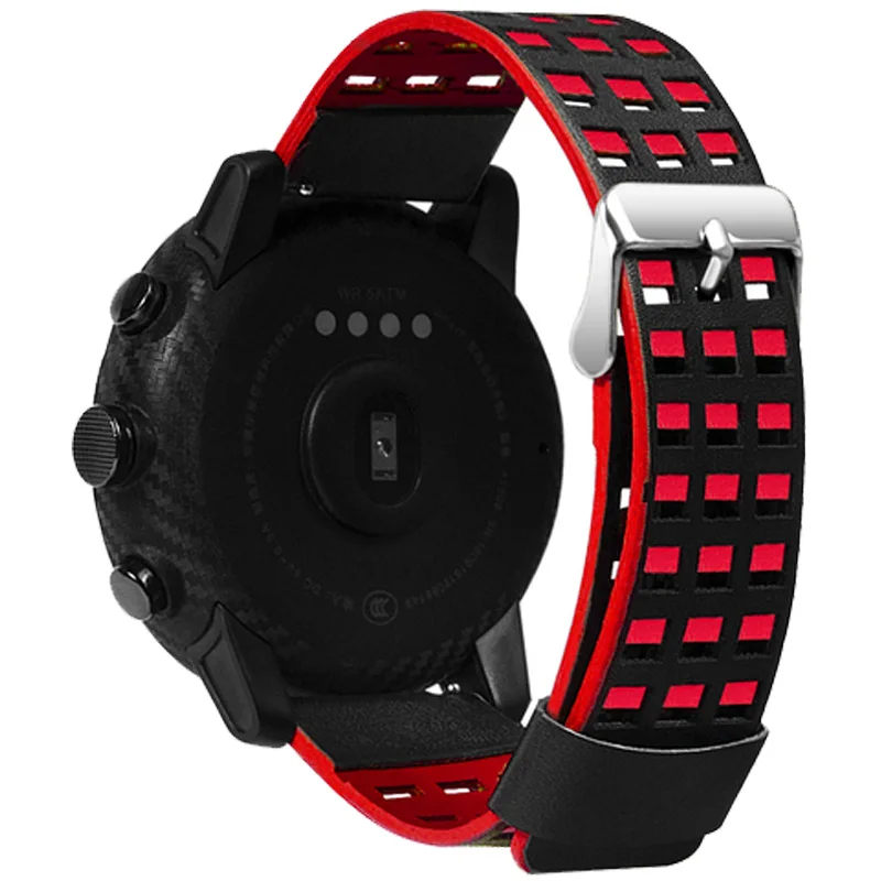 Ремешок для часов Xiaomi Huami Amazfit Pace Stratos 2 2S ремешок 22 мм сменный кожаный