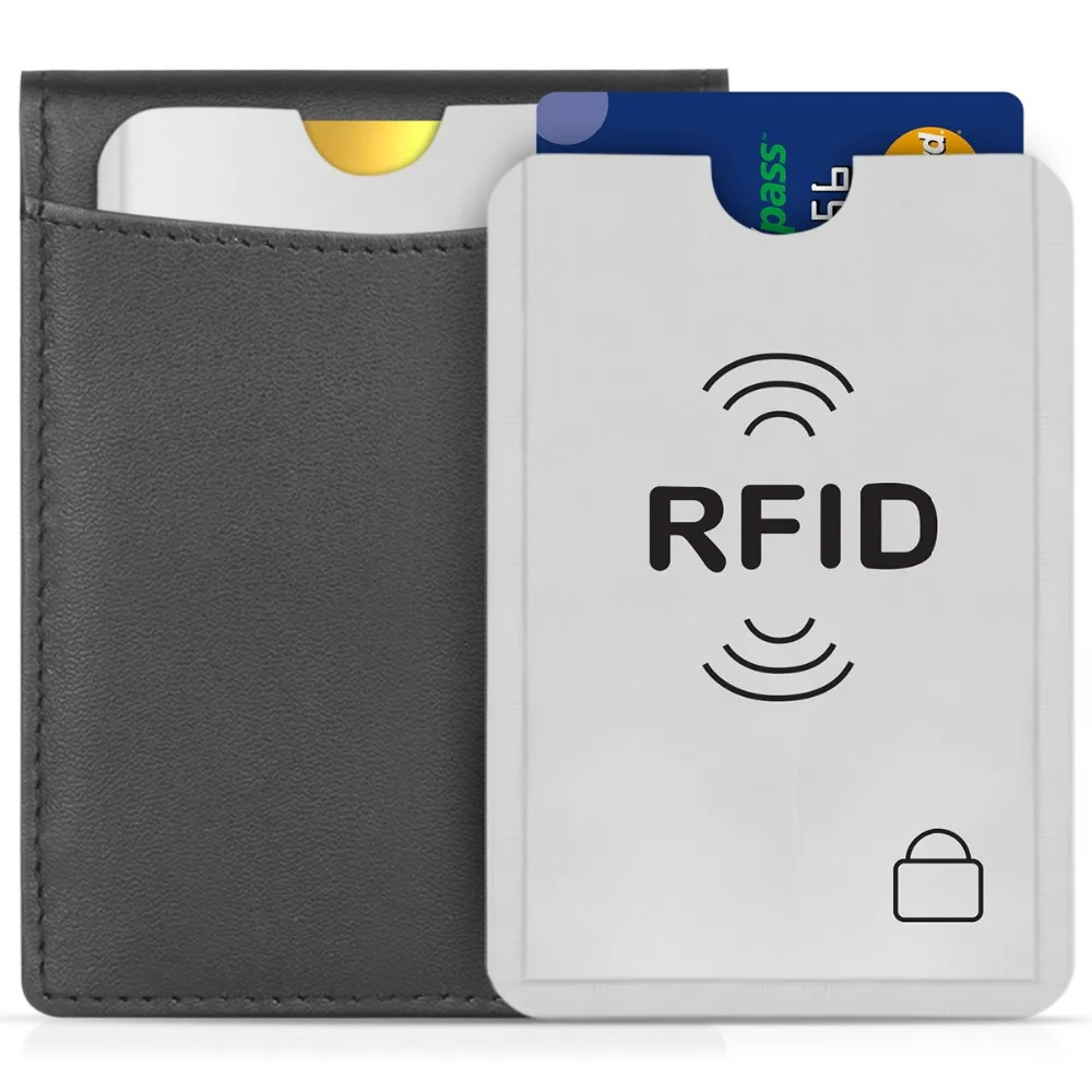 20 шт./лот защита от сканирования блокировка RFID чехол для карт кредитных вашей