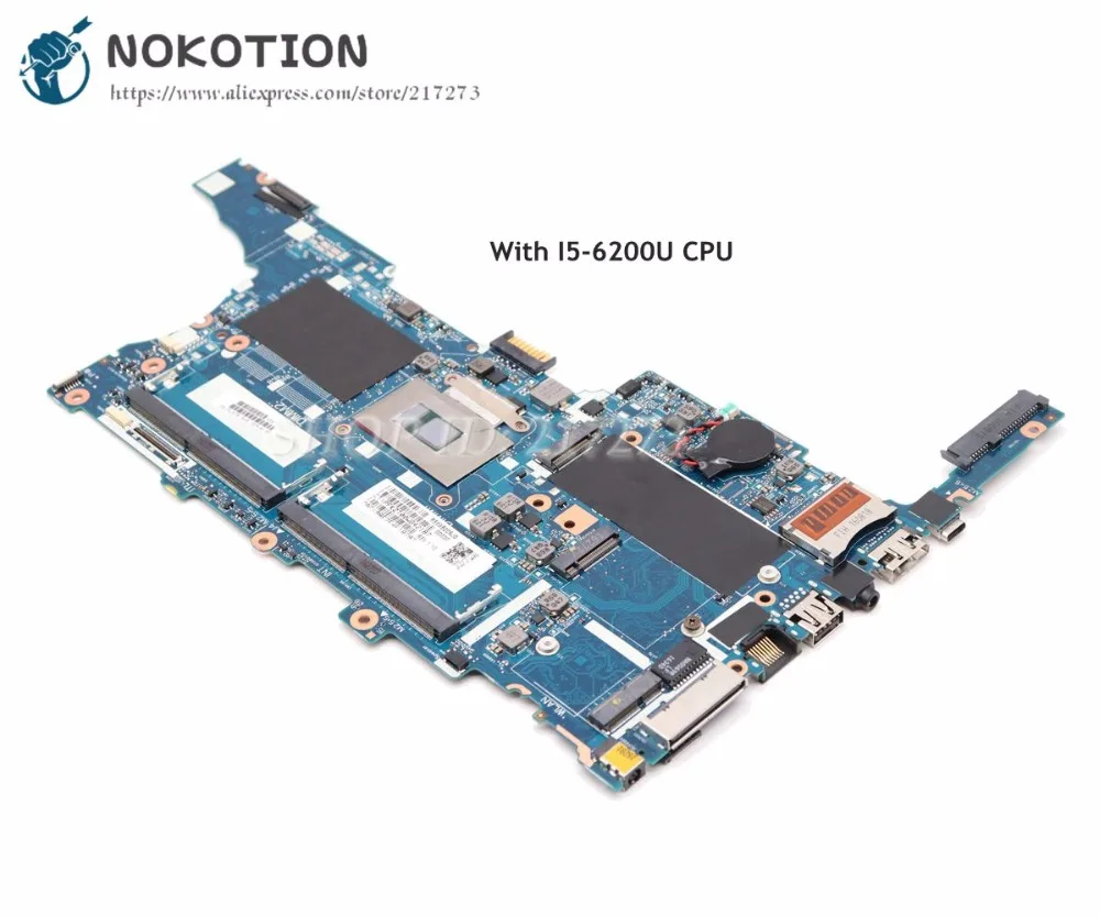 Материнская плата NOKOTION 903740 601 001 для ноутбука HP EliteBook 840 G3 Mothebroard 6050A2822301 MB A01