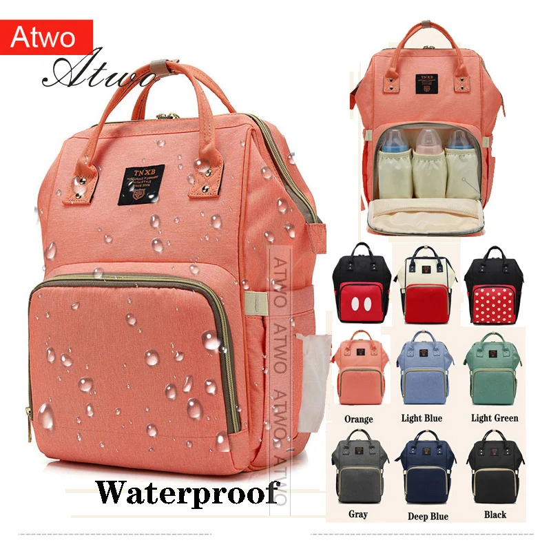 Atwo сумка для ухода за ребенком рюкзак мам дорожная подгузников