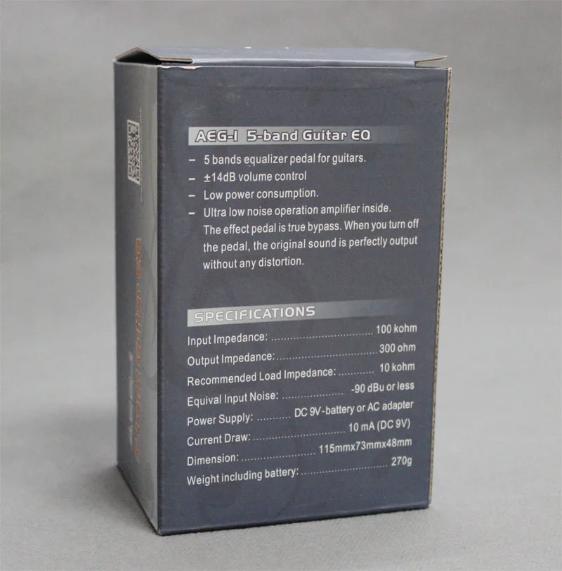 5-полосный эквалайзер для электрогитары AEG педаль эффектов эксклюзивный истинный