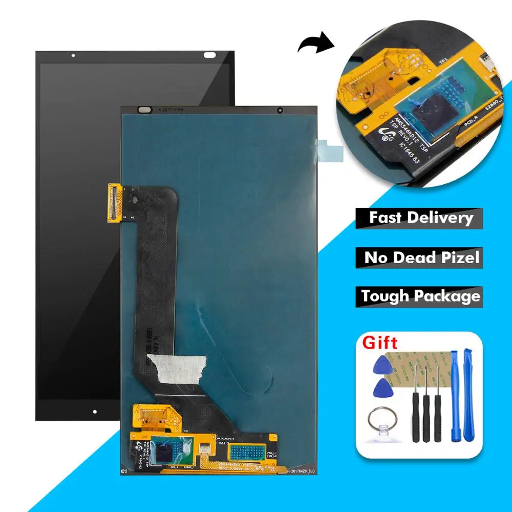 ЖК-дисплей с сенсорным экраном и дигитайзером в сборе для ZTE Axon 7 A2017U A2017G A2017 +