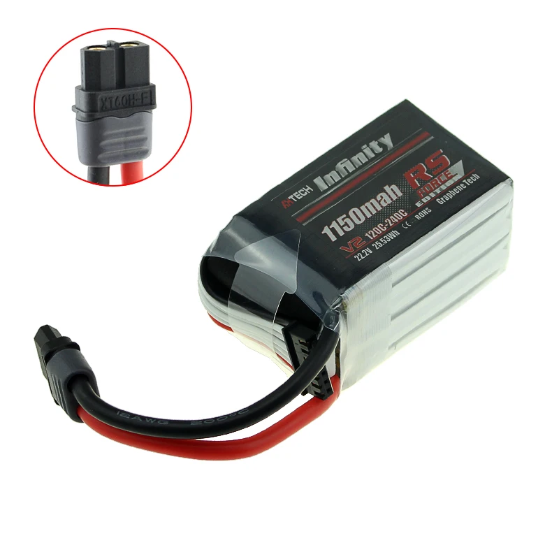 Infinity 4S 14 8 V 1500 мА/ч 85C графеновой батареи LiPo Батарея Перезаряжаемые XT60 разъем
