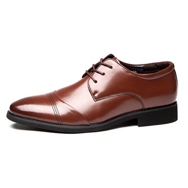 Винтажные дизайнерские мужские деловые туфли Movechain из натуральной кожи модные